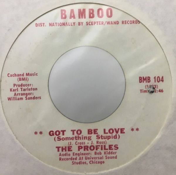 THE PROFILES/GOT TO BE LOVE シングルレコード拍卖