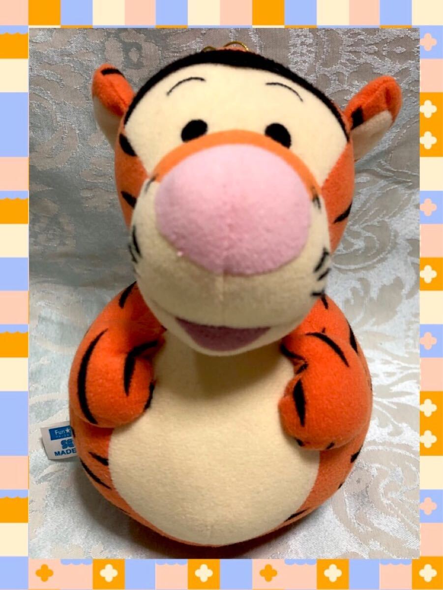2003 くまのプーさん ティガー おきあがりこぼし おきあがり ぬいぐるみ SEGA セガ ガラガラ ローリーポーリー拍卖