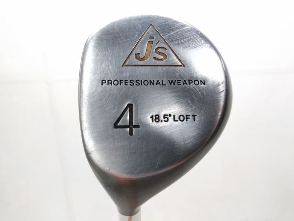 ♪送料無料 レフティ BRIDGESTONE j’s Professional WEAPON 4番 メタルウッド 18.5° ジャンボ尾崎 カーボン PRO HM-70 R 1029-60N @140♪拍卖