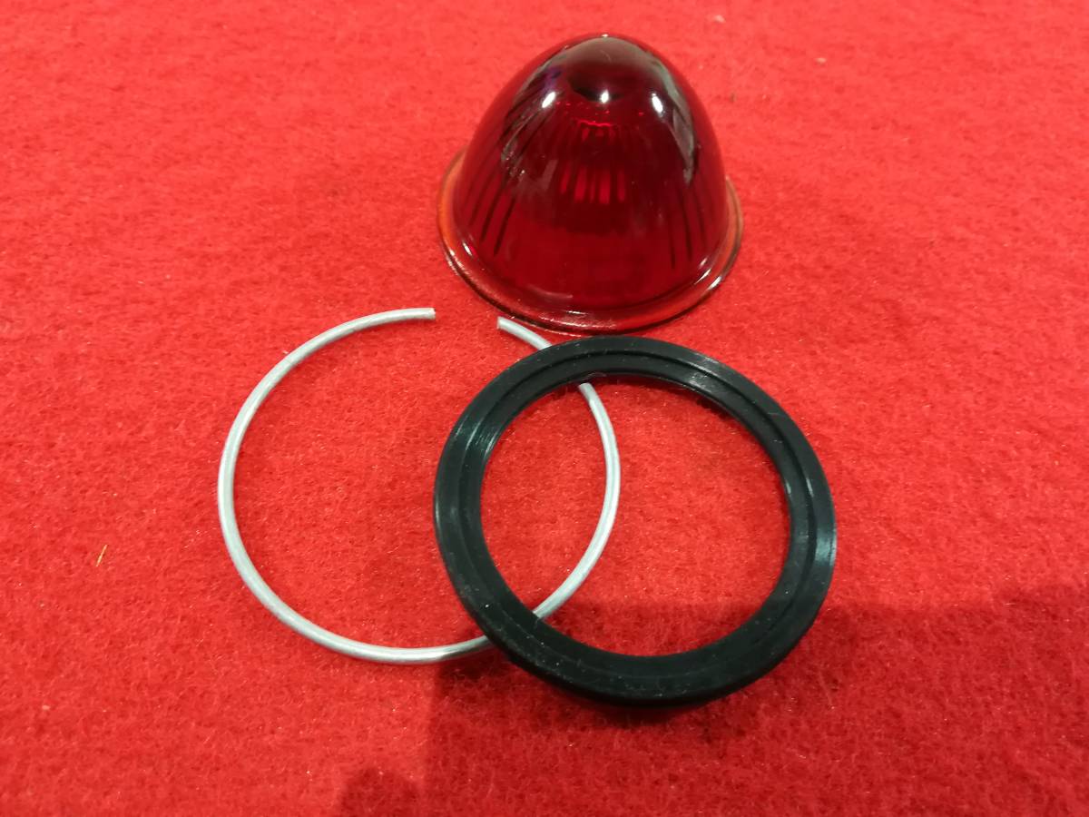 オールド スパルトテール テールランプ 交換レンズセット ガラス リペア ゴム クリップ 2拍卖