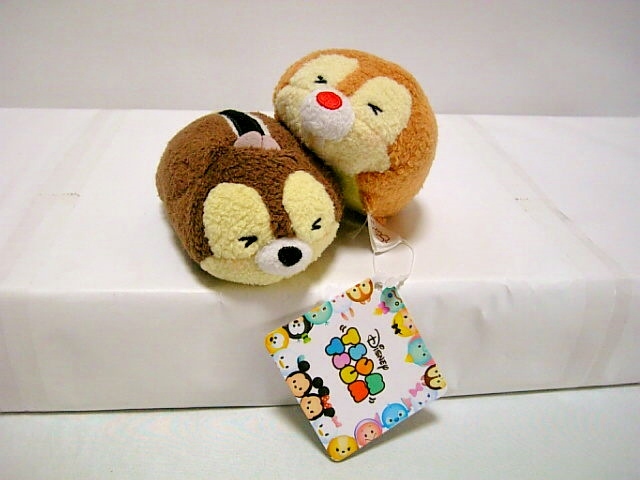 ◆2種セット◆チップとデール ツムツム ぎゅぎゅ◆目をぎゅ◆チップ&デール◆拍卖