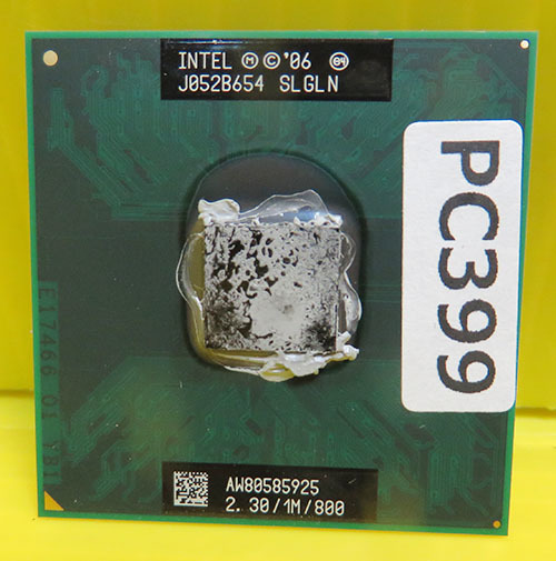 PC-399◆Intel CPU Celeron M 925 2.3 GHz 800 MHz ★ SLGLN◆中古動作品拍卖