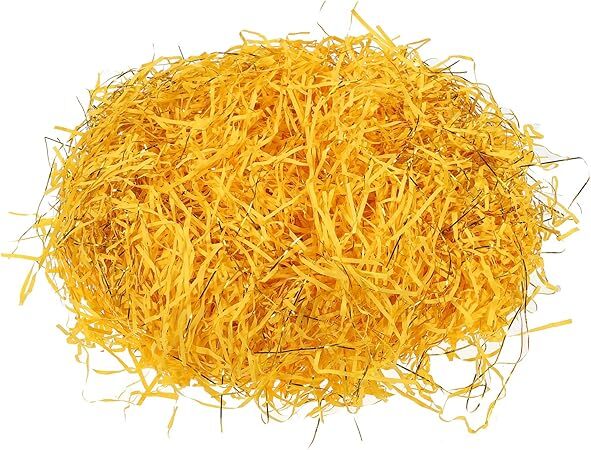 バスケットグラスフィラークラフトシュレッドペーパー ギフト包装 パーティー装飾用 イエロー ゴールド拍卖