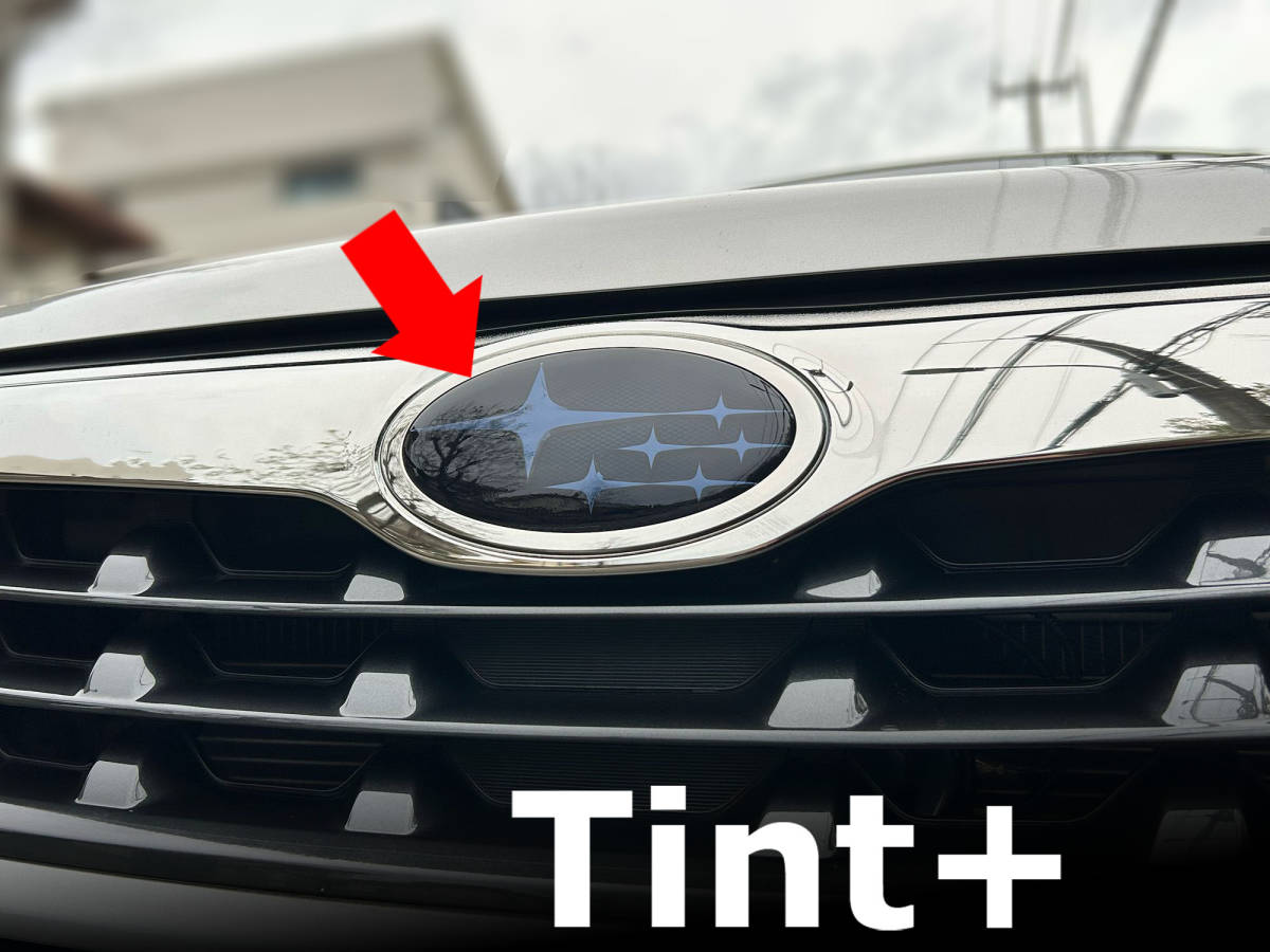 Tint+カット済み フォレスター SH5/SH9/SHJ エンブレム スモークフィルム(スモーク20% 前後セット) SH系専用拍卖