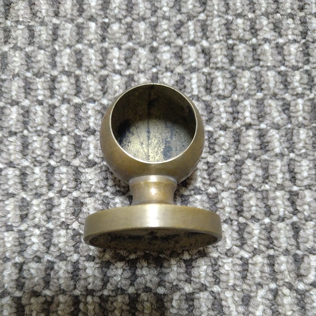 ジャンク品/長期保管品/中古品/メーカー不明//パイプソケット/ブラケット/首短/Φ25mm/止/真鍮拍卖