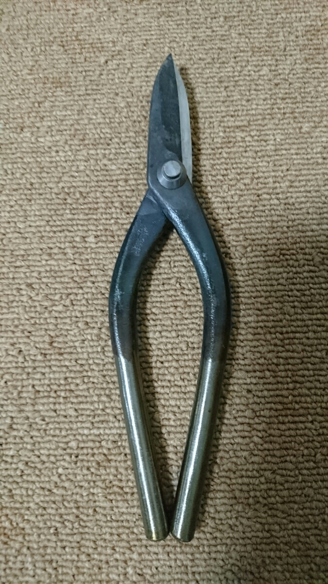 ジャンク品/長期保管品/貴代光/板切鋏/金切鋏/直刃180mm拍卖