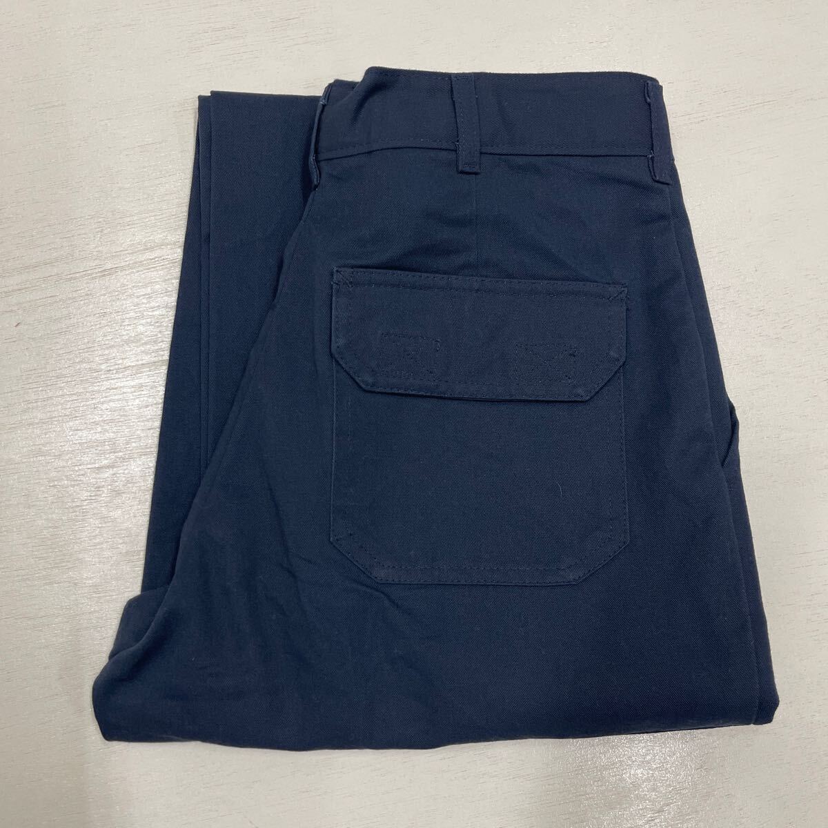 W30 NAVY 足ジャスト 古着 ウェアガード カーゴワークパンツ WEAR GUARD CARGO WORK PANTS REDKAP PT20 WKP017拍卖