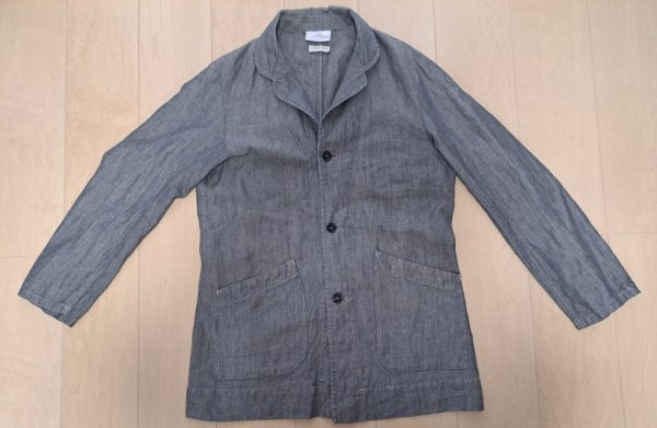 【ジャケット・上着】★yarmo ヤーモ:イギリス製:Made in ENGLAND★サイズ:M グレー系:nano universe:ナノユニバース:英国製:お得橋本拍卖