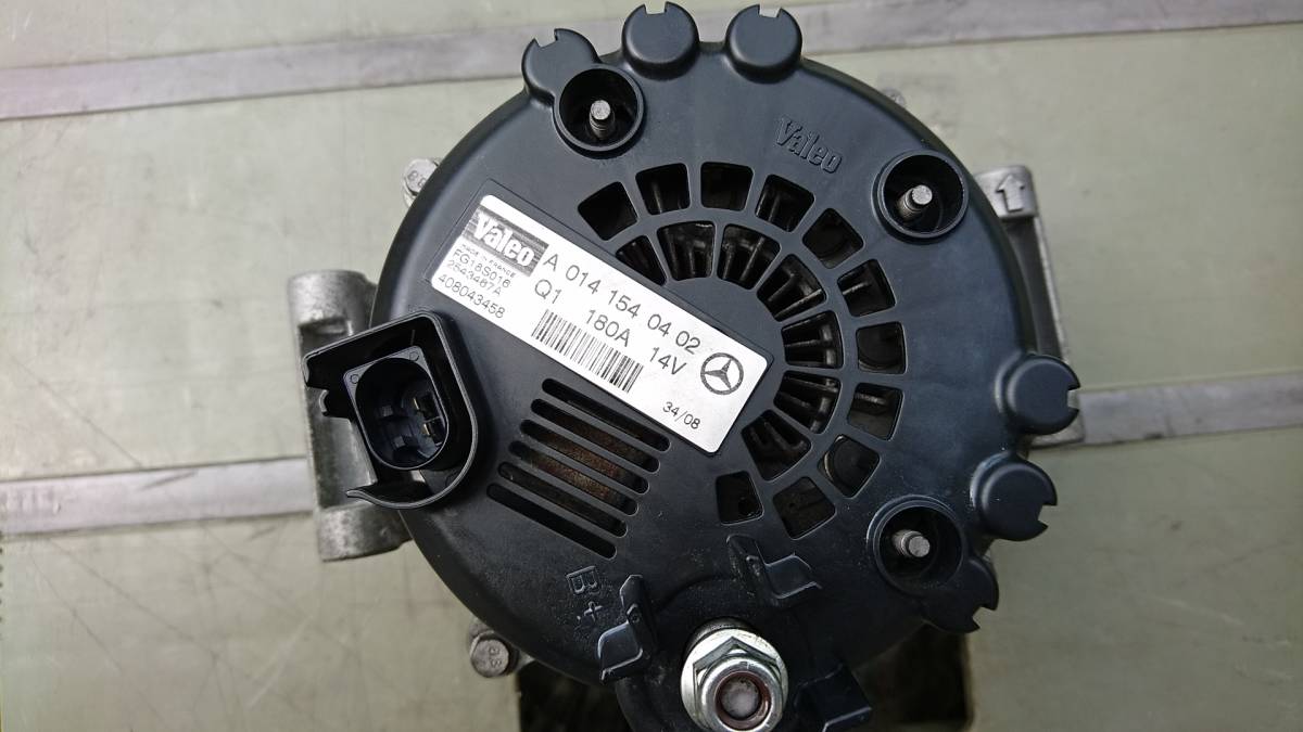 メルセデス・ベンツ/W230/W164/W463/R171/M271/オルタネーター/180A/A0141540402/VALEO製/FG18S016/70000km拍卖