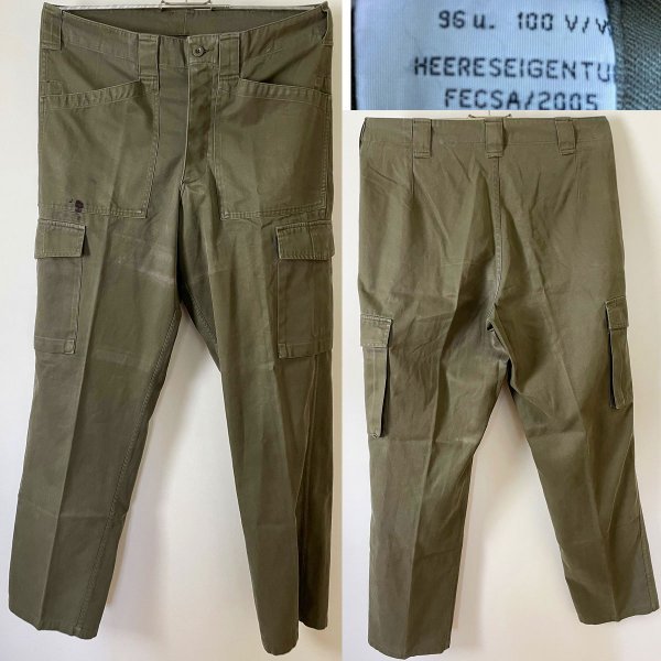 ★【軍物 実物 90年代位 90s】 USED名作 オーストリア軍 M-75 M75 フィールド カーゴ パンツ カーキ系 (ミリタリー軍パン) 96 / 100拍卖
