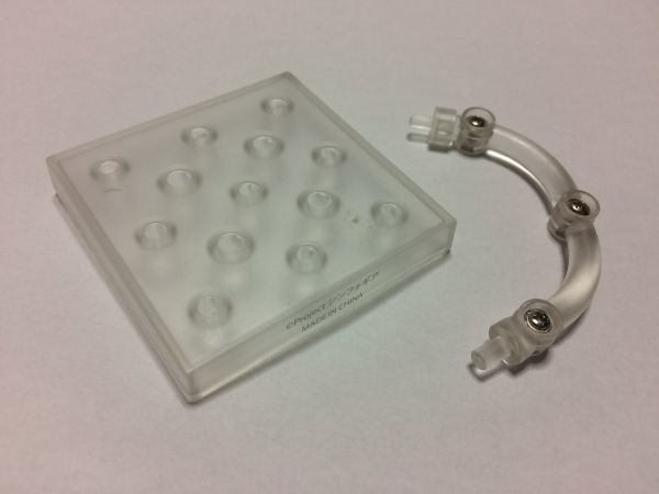 ねんどろいど パーツ 戦姫絶唱シンフォギア 雪音クリス 台座 四角型/透明拍卖