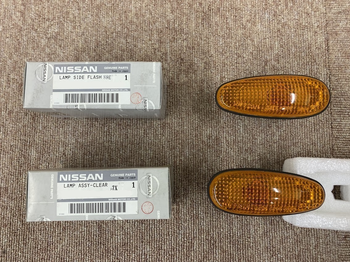 【新品未使用】日産 C33 ローレル 純正 フェンダーマーカー サイドウインカー フラッシャーランプ ASSY ウィンカー サイド 左 NISSAN拍卖