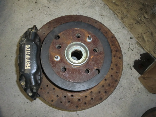 ■フェラーリ 512TR F512M リアハブナックル 左 中古 148696 157901 159267 ベアリング ホルダー ABSセンサー アップライト ■拍卖