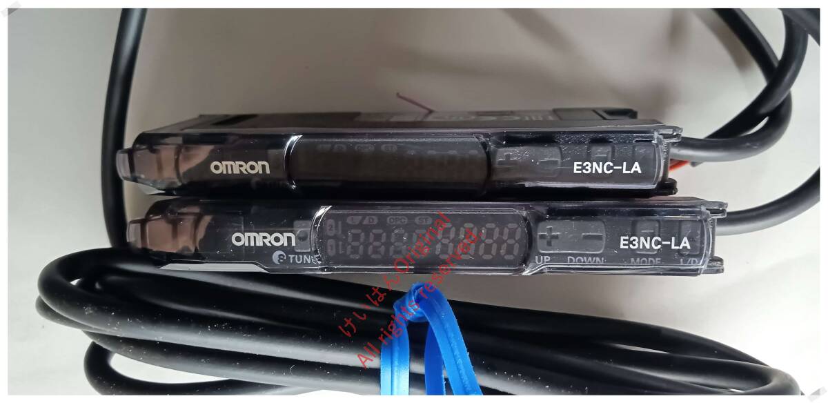 ②OMRON E3NC-LA 小型レーザセンサアンプユニット 2個 未使用 箱無し拍卖