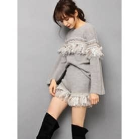 新品 LILY BROWN(リリーブラウン) Lily Brown リボンフリンジ付ショートパンツ 302-719★2拍卖