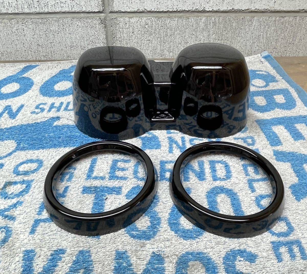 ホーネット250 CB400 NC31 CB750 RC42 セット その他車種 スピード メーターカバー ケース ウレタン塗装 黒艶あり 新品未使用拍卖