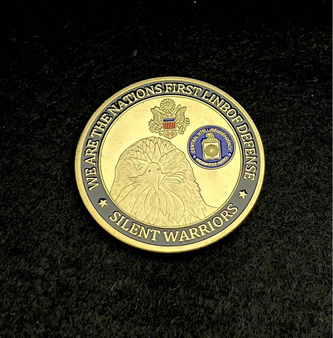 アメリカ CIA ゴールドコイン The Nation's First Line We Are The Nation's First Line of Defense Silent Warriors拍卖