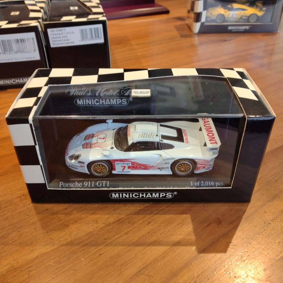 ミニチャンプス MINICHAMPS 1/43 400 996807 Porsche 911 GT1 -97 British GTC '99 Stuck/Wollek/Boutsen/Dalmas/McNish/etc. ポルシェ拍卖