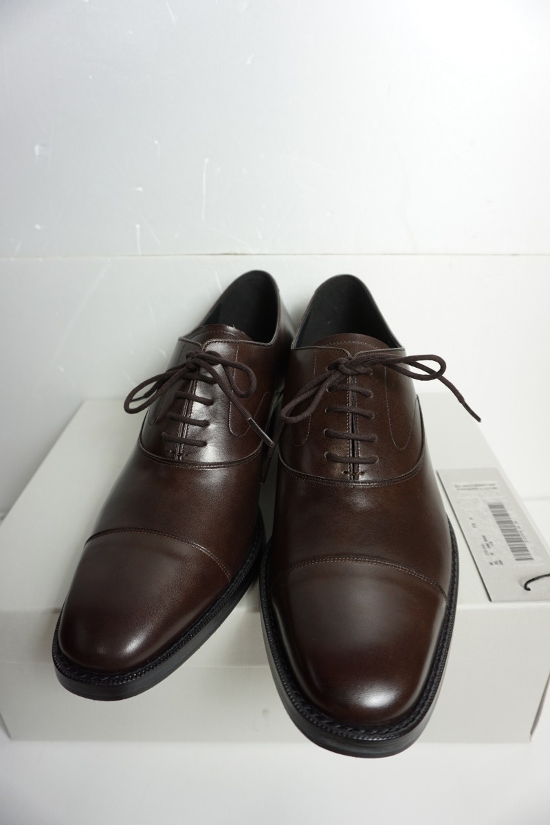 新品 正規 21SS LAD MUSICIAN ラッドミュージシャン HEEL SHOES ヒール シューズ ストレートチップ プレーントゥ厚底 2121-910 46茶919N▲拍卖