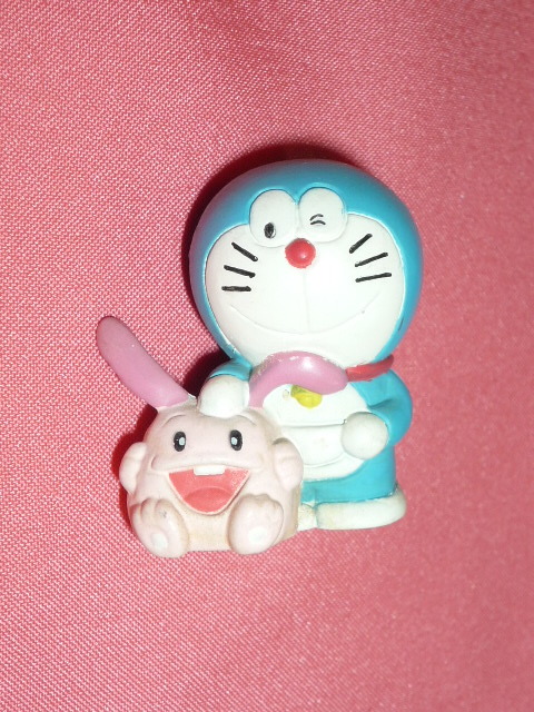 激レア!レトロ 藤子不二雄 映画 ドラえもん のび太の宇宙開拓使 キャラクター マスコットフィギュア (ドラえもん&チャミー) 拍卖