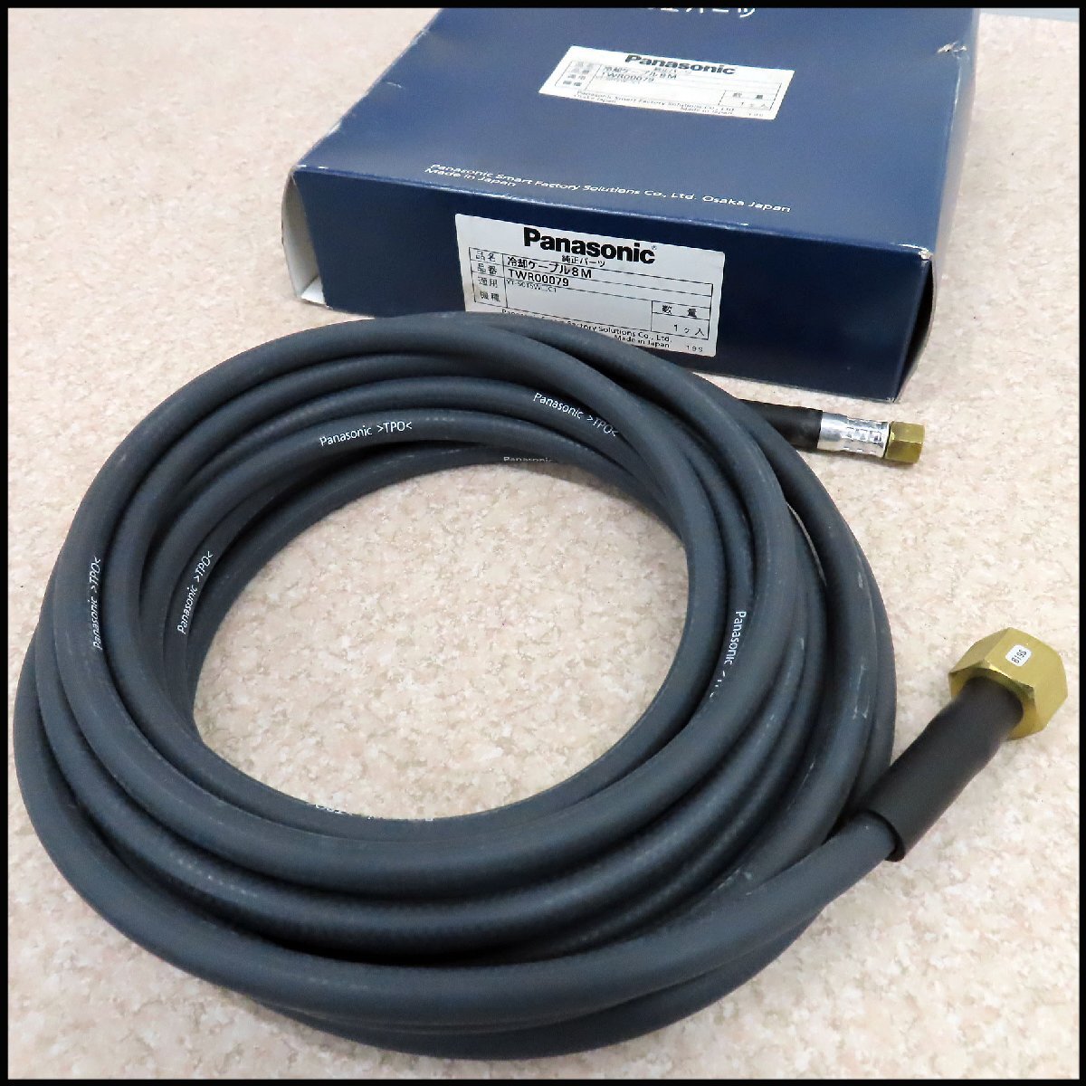 ■未使用 パナソニック 純正 TIG溶接機 トーチ用 冷却ケーブル TWR00079 8M/水冷パワーケーブル/レッド ティグ トーチ YT-50TSW□C1用拍卖