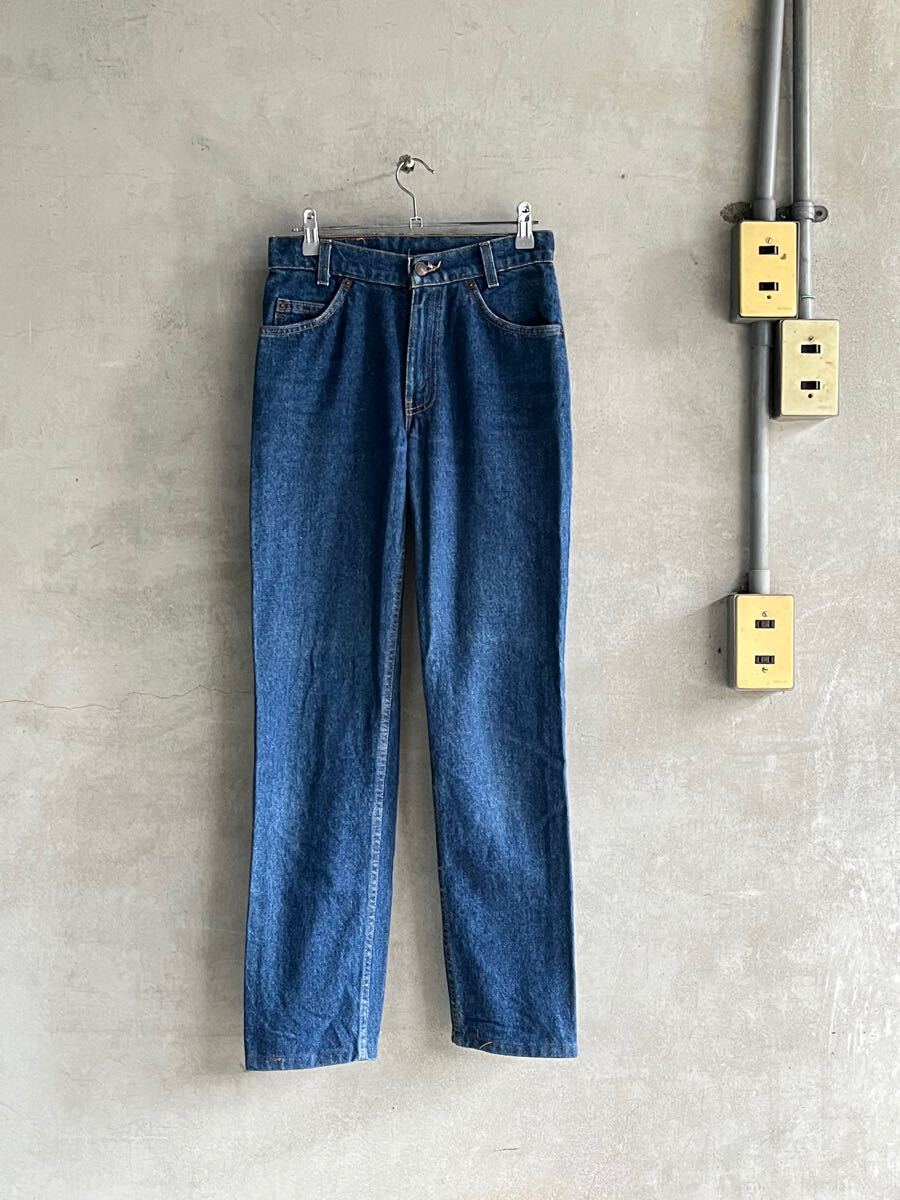 90s 90年代 94年 USA製 ビンテージ LEVIS リーバイス 505 デニムパンツ オレンジタブ Rタブ ブランクタブ 濃紺 真紺 スリム 古着 レア拍卖