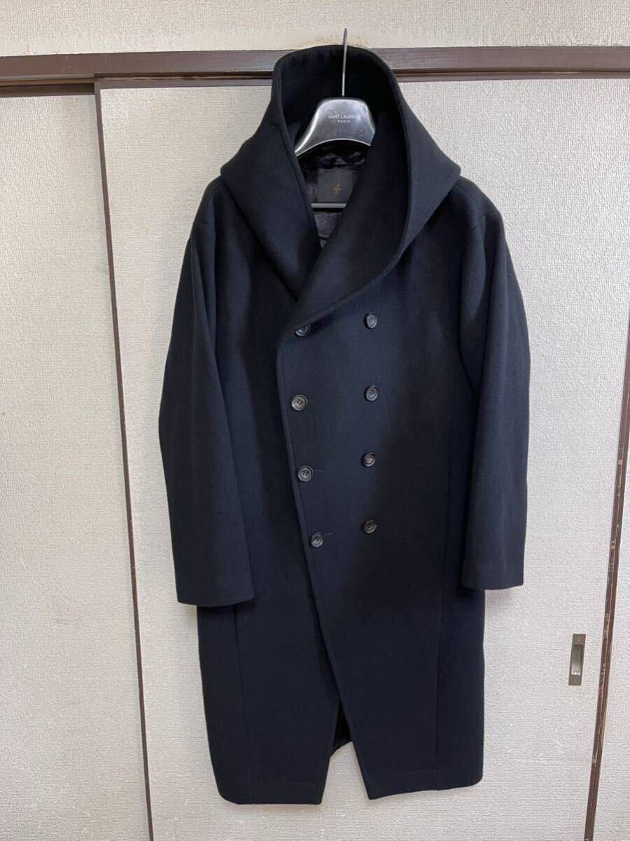 【即決】【美品】 ATO アトウ BIG HOODED COAT フーデッドコート BLACK ブラック 黒色 即決早い者勝ち拍卖