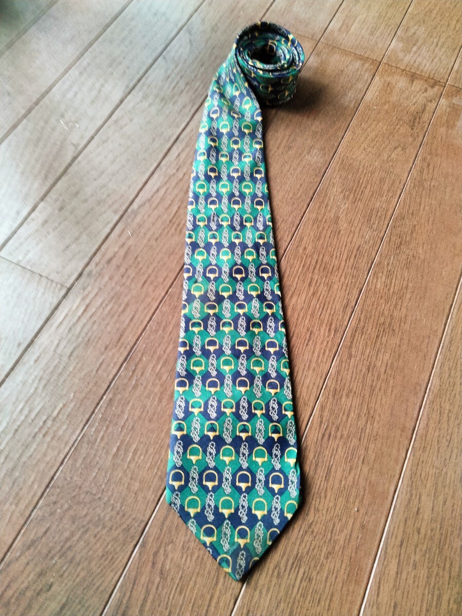 フランス製 ランセル Lancel シルク ネクタイ 総柄 パターン柄 絹 マルチカラー イラスト モダンアート拍卖