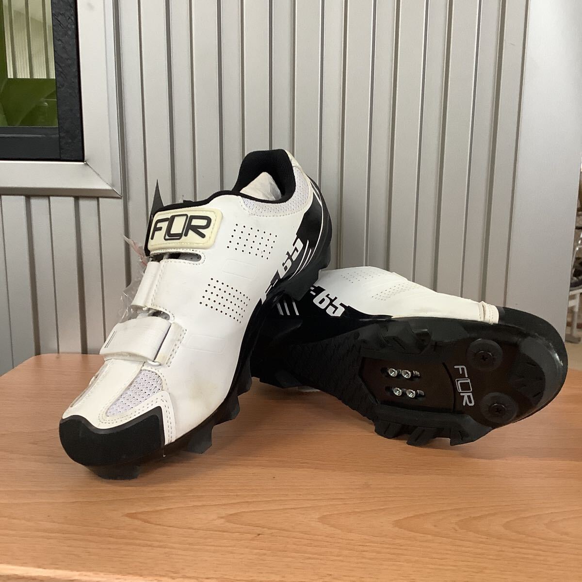 アウトレット品 FLR(エフエルアール)ビンディングシューズ F-65Ⅲ サイズEU40(25.6cm) ホワイト拍卖