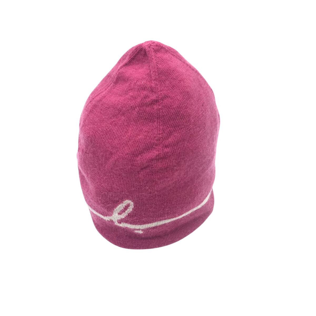 アニエスベー ニット帽 赤ちゃん用 赤 41-43cm拍卖