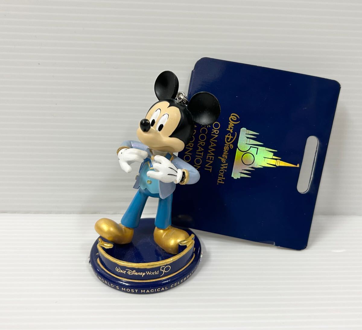 ウォルトディズニーワールド50周年 ミッキーマウス オーナメント WALT DISNEY World 50TH CELEBRATION フィギュア拍卖