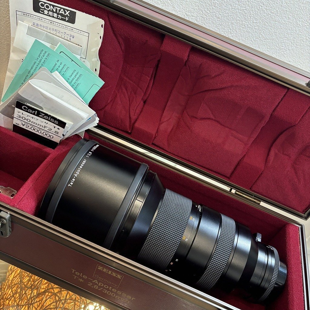 Ω超希少品!定価200万円!【CONTAX コンタックス レンズ Carl Zeiss Tele-Apotessar T f/2.8 300mm 2,8/300 カールツァイス Germany】NA0拍卖