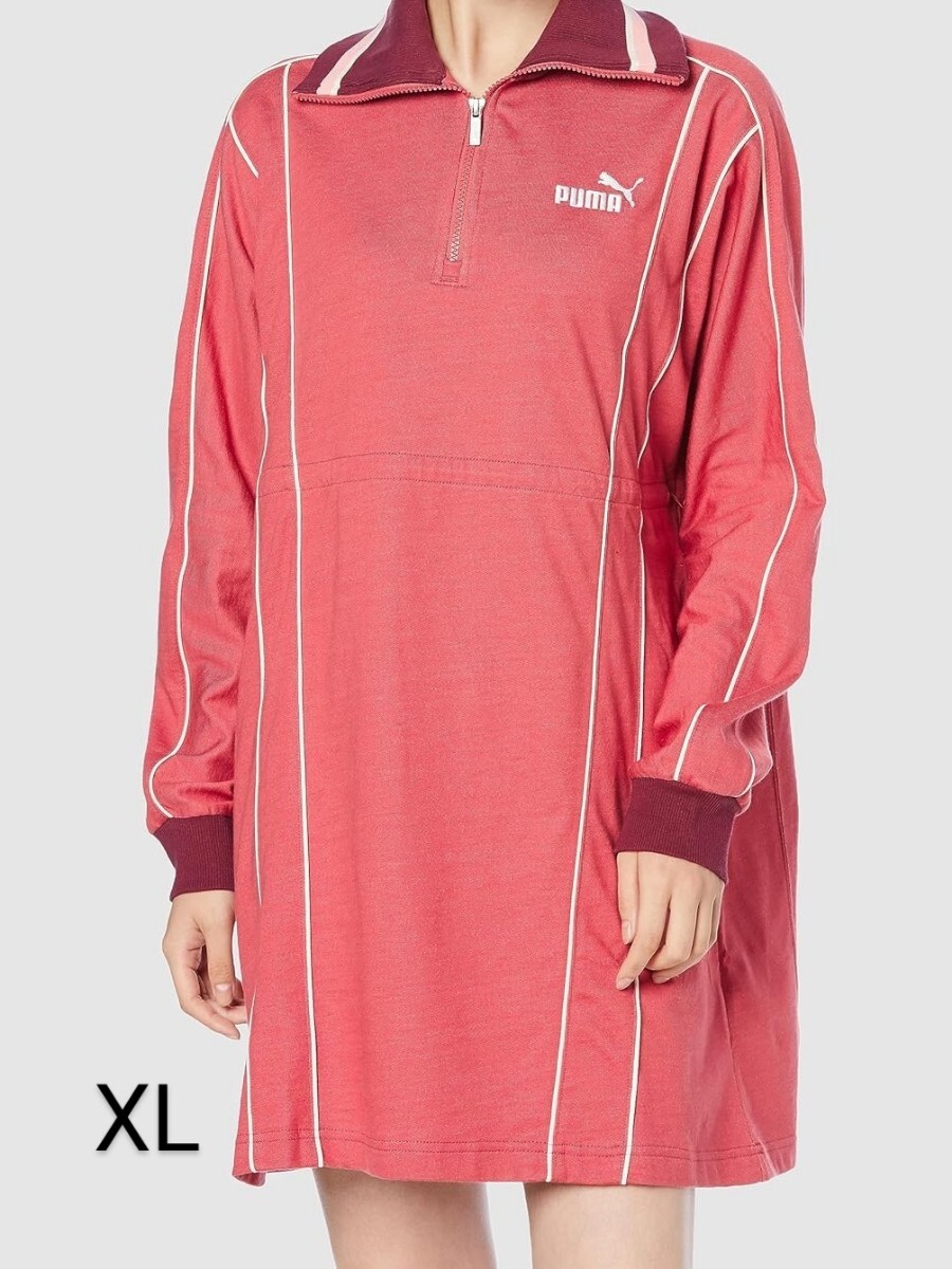 PUMA プーマ/レディース CORE HERITAGEドレス レッド XL(678001 21)定価10900+税拍卖