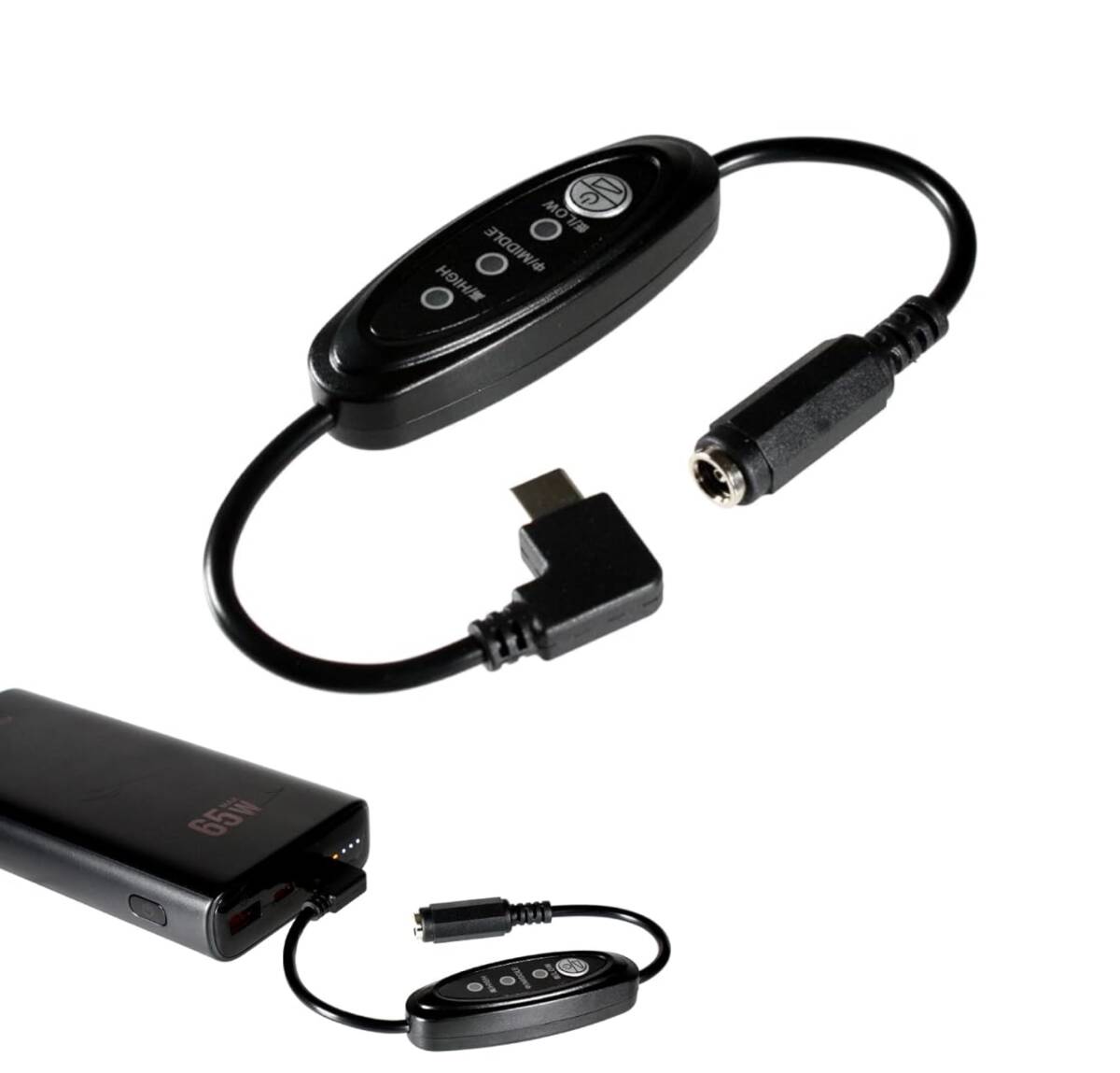 スピード発送 バートル エアクラフト 16V タイプC変換アダプター AC310/AC311対応 出力22.5W/PD対応バッテリー専用 変換ケーブル 【16V-C】拍卖