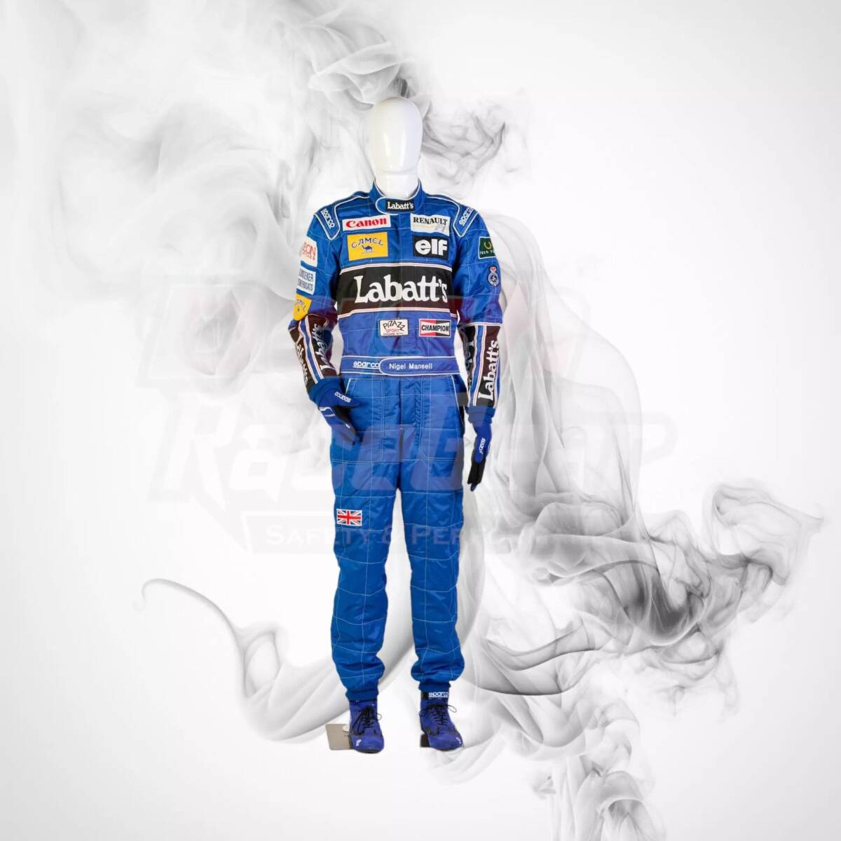海外 送料込み 高品質 ナイジェル・マンセル 2022 Goodwood F1 レーシングスーツ サイズ各種 レプリカ 拍卖