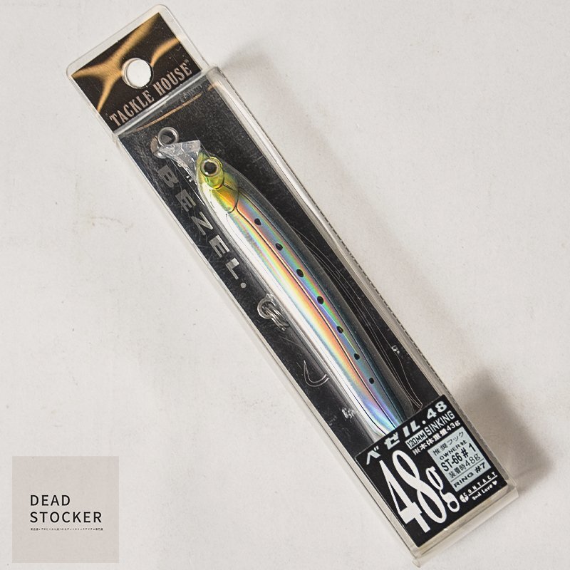 【新品】タックルハウス ベゼル48g 120mm イワシ(No.7) シーバス ヒラメ トラウト サクラマス イトウ アメマス拍卖