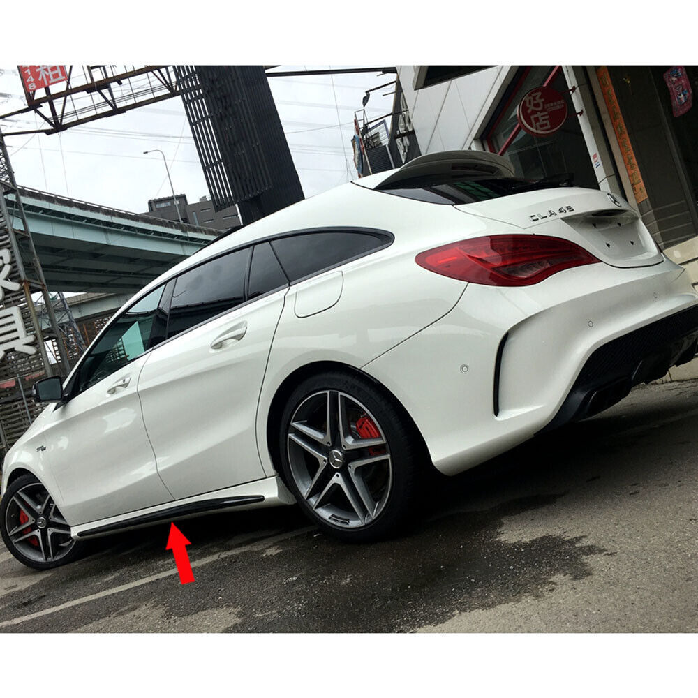 塗装込み 2013-2019 ベンツ CLA W117 C117 W176 AMG用 サイドスカートスポイラー サイドステップ 左右セット ABSの材質 各純正色対応拍卖