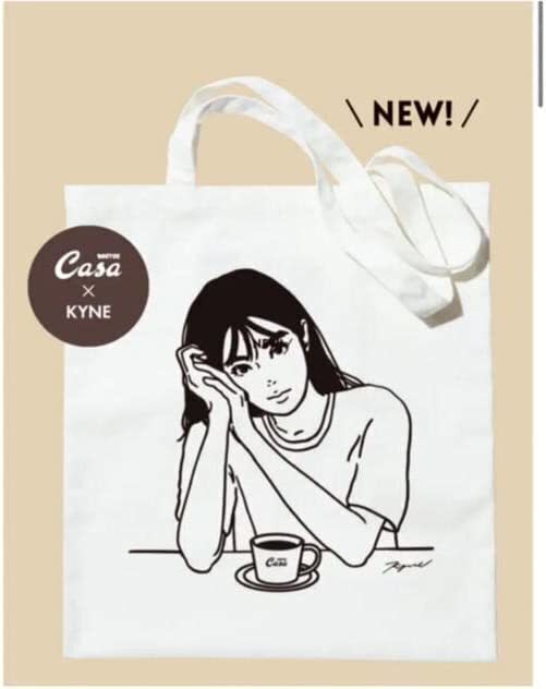 送料無料!新品未開封★非売品 Kyne トートバッグ NEW拍卖