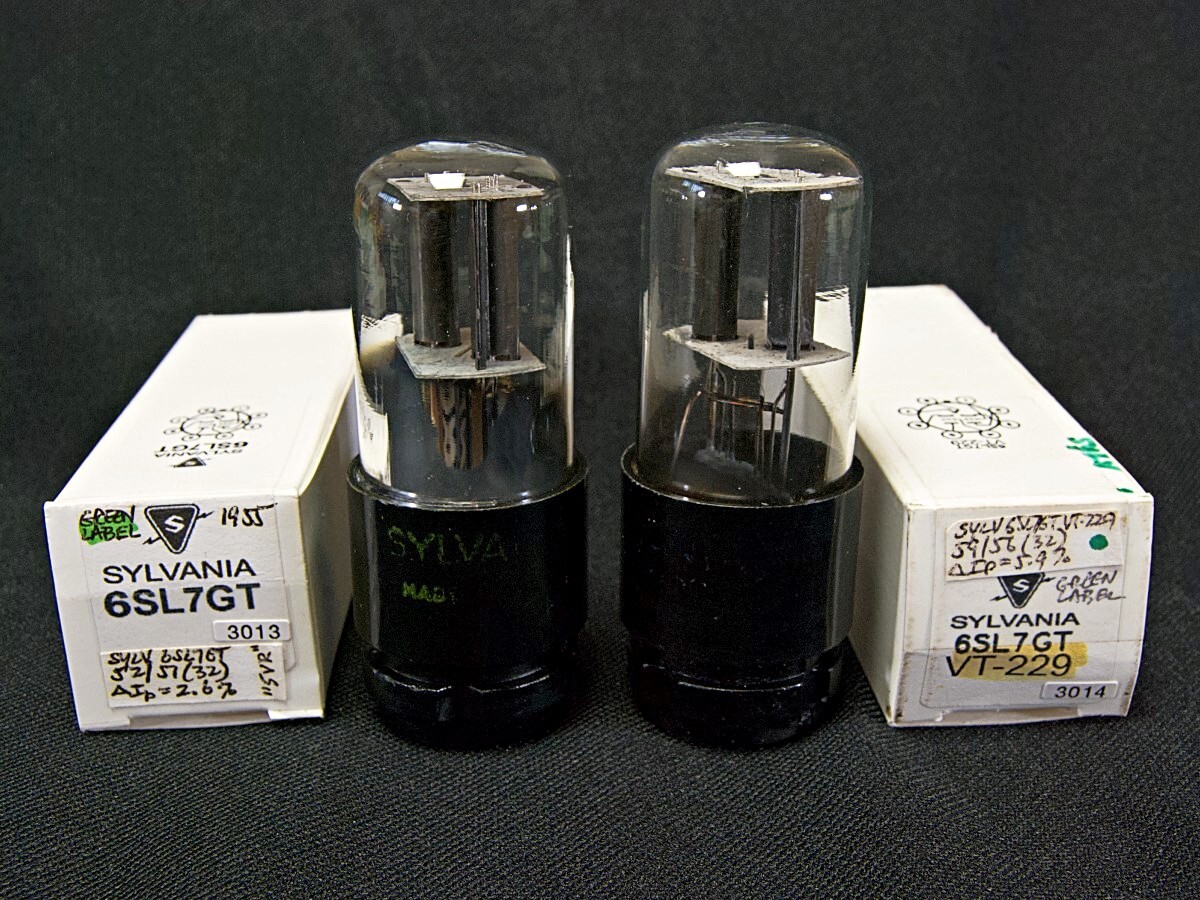 ♪♪Sylvania 6SL7GT NOS品ペア #3013、USAシルバニア♪♪拍卖