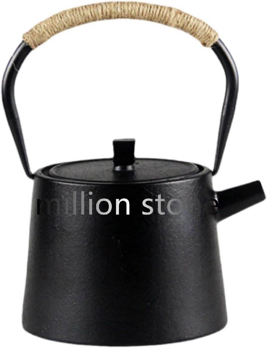 鉄瓶 急須 鋳鉄ケトル1200mL 大容量 鉄瓶 IH対応 炭火 直火 健康維持 鉄分補給 湯沸かし お手入れ簡単 丈夫 取っ手付き 持ち運び簡単 贈り拍卖