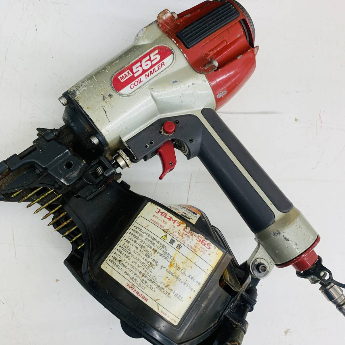 【ジャンク品】MAX マックス コイルネラ CN-565 ケース付き 釘打ち機 ※2400010450051拍卖
