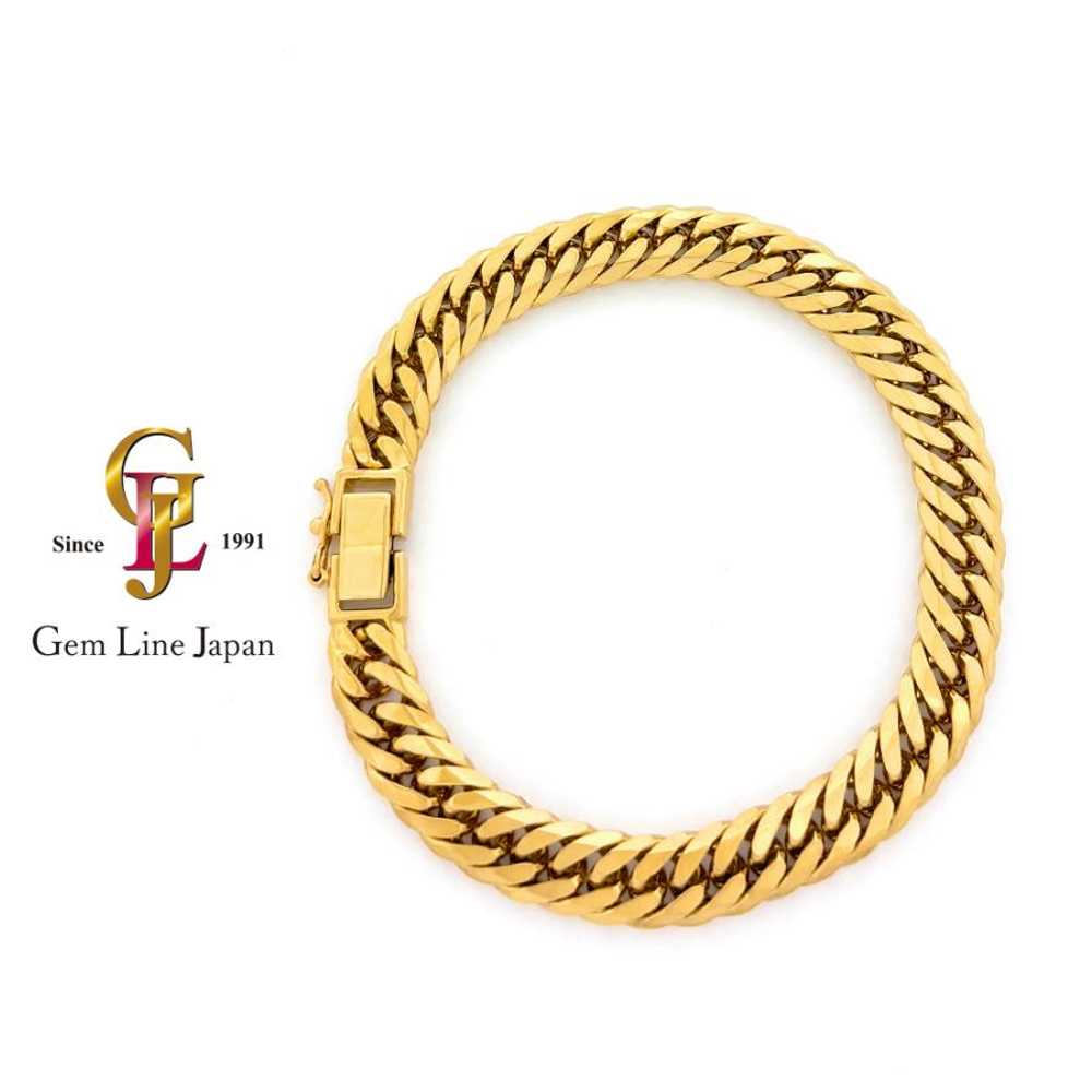 喜平 ブレスレット K18 31.31g 17cm 6面 ダブル拍卖