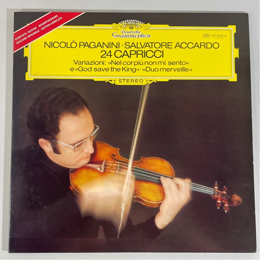 国内盤 MG8333/4 アッカルド パガニーニ 無伴奏ヴァイオリンのための24の奇想曲 洗浄済 2LP拍卖