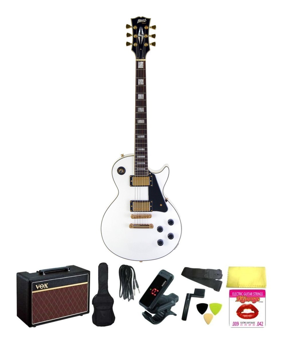 即決◆新品◆送料無料BLITZ BLP-CST/WH 定番10点セット/VOXアンプ拍卖