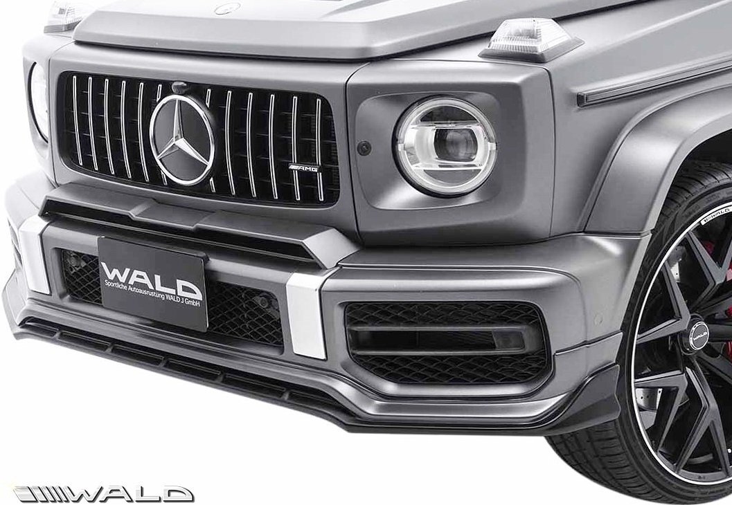 【M’s】 W463A G63 AMG Gクラス (2018y-) WALD SPORTS LINE フロントスポイラー ABS ヴァルド バルド エアロ パーツ 部品 外装 カスタム拍卖