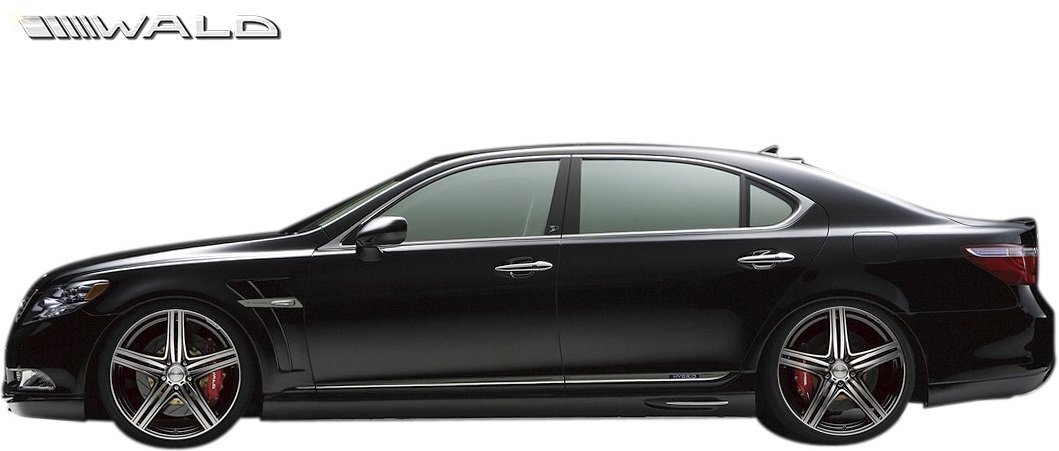 【M’s】レクサス 40系 LS 前期 LS460 LS600h (H18.9-H21.9) WALD EXECUTIVE LINE V1 サイドステップ (ショート用) ヴァルド バルド エアロ拍卖
