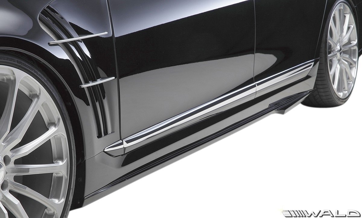 【M’s】 レクサス 40系 LS 後期 LS460L LS600hL ロング用 (H24.10-H29.10) WALD EXECUTIVE LINE サイドステップ ヴァルド バルド エアロ拍卖