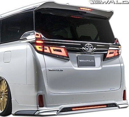 【M's】30系 ヴェルファイア Z ZG ZR 後期 (H29.12-) WALD リア スカート (LEDランプ別売) 30 VELLFIRE ヴァルド エアロ パーツ カスタム 拍卖