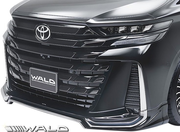 【M’s】 40系 ヴェルファイア Z-Premie R5.6- WALD フロントスポイラー (スモークメッキG) ヴァルド エアロ パーツ 部品 40ヴェルファイア拍卖