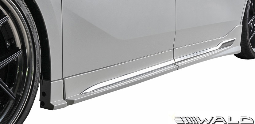 【M's】TOYOTA 30系 後期 アルファード S/SC/SR (H29.1-) WALD Executive Line サイドステップ 6ピース (メッキ付)//ABS ヴァルド バルド拍卖